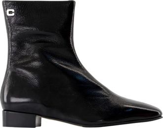Carel Aiglon Enkellaarsjes - Dames - Enkellaarsjes - Zwart - 36 EU - Leer - Schoenen