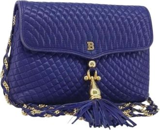 Bally Pre-owned Shoulder Bags, female, Purple, Size: ONE SIZE Pre-owned Shoulder Bag