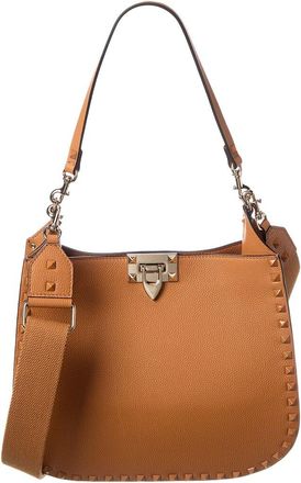 Valentino Rockstud Grainy Leather Tote