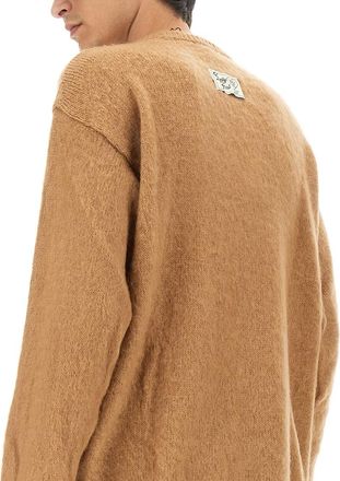 Family Fir$t Milano Mohair Logo Sweater - Beige
