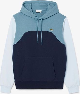 Lacoste Mens Classic-Fit Colour Block Hooded Sweatshirt - Multi - Size: 36