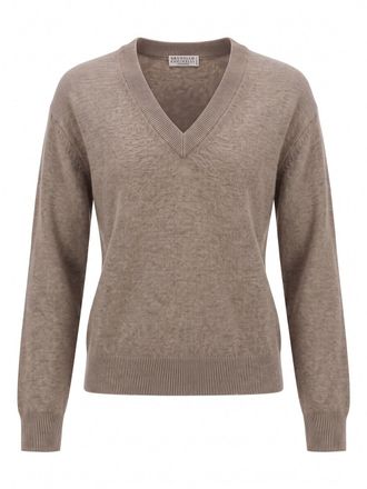 Brunello Cucinelli V-Neck Cashmere Sweater