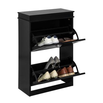 SoBuy Sobuy - Zapatero Con 2 Puertas Organizador Para Zapatos 53 X 24 X 82 Cm Fsr78-sch Es
