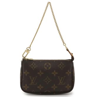 Louis Vuitton Brown Monogram Pochette Pouch (Pre-Owned)