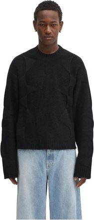 Heliot Emil Heliot Emil, Heren, Truien, Zwart, Maat: XL Wol