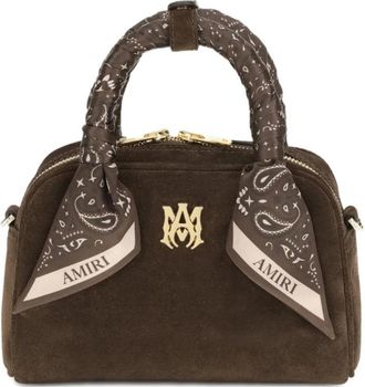 Amiri MA Scarf-handle Bowling Bag
