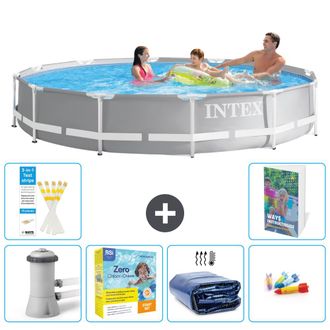 Intex Piscina Prism Frame Redonda - 366x76 Cm - 7-piezas S181