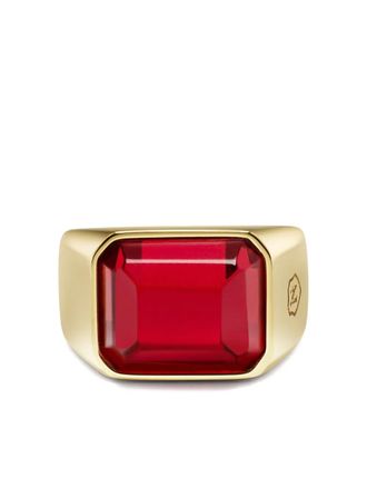 Nialaya zircon signet ring - Gold