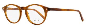 Bally Unisex Soft Rectangular Eyeglasses BY5032 053 Blonde Havana 49mm