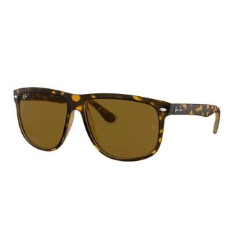 Ray-Ban Vierkante Oversized Zonnebril Trendy Model - unisex - Zonnebrillen - Bruin - 60 MM - Accessoires