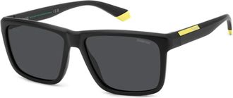 Polaroid Matte Black/Grey Polarized Sunglasses