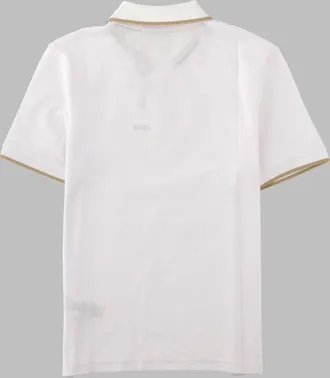 HUGO BOSS Logo Patch Polo Shirt - White