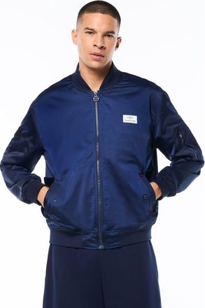 Sergio Tacchini Piano Bomber Jacket in Maritime Blue at Nordstrom, Size Xxx-Large
