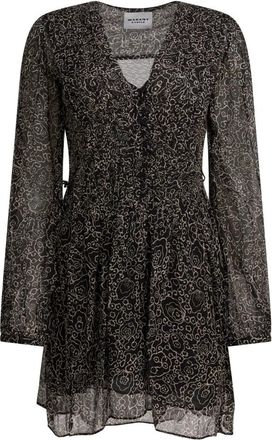 Isabel Marant Loriena Korte Jurk - Dames - Korte kleedjes - Zwart - S - Kleedjes