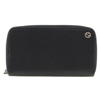 Gucci Pre-owned Wallets, female, Black, Size: ONE SIZE Pre-owned Leather wallets