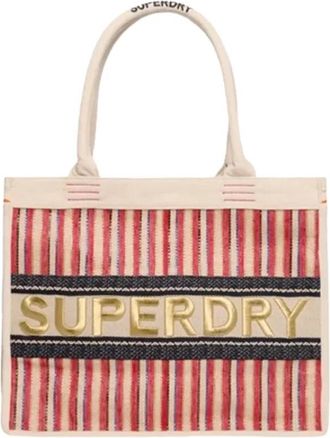 Superdry Luxe Geborduurde Tote Tas - Dames - Shoppers - Veelkleurig - ONE Size - Tassen