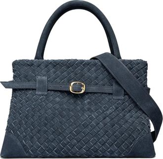 Sarah Chofakian woven leather tote bag - Blue
