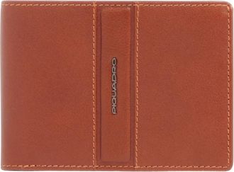 Piquadro Pu 1392W143Rcu Leren Portemonnee - Heren - Portefeuilles - Bruin - ONE Size - Leer - Accessoires