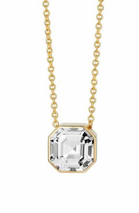 Syna Asscher Cut Necklace in Rock Crystal at Nordstrom