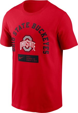 Nike Ohio State Primetime Seasonal Nike Mens College T-Shirt in Red | N19965NOH-9SV