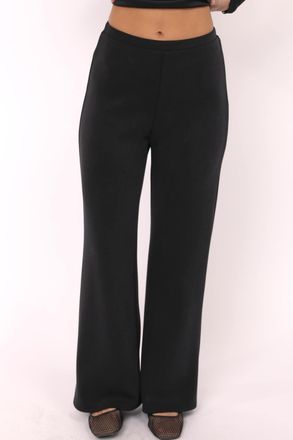 Sadie & Sage Hustle Wide Leg Pant In Black