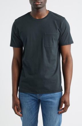 Rag & Bone Classic Fit Garment Dye Pocket T-Shirt in Black at Nordstrom, Size Xx-Large