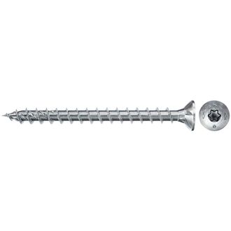 Fischer 50x Power-fast Ii Fpf Ii Ctf 4,5 X 35 Mm Bc Cabeza Avellanada Con Estrella Interior Tx20 Rosca Completa Galvanizado Azul Pasivado - 670661