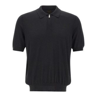 Gran Sasso T-shirts and Polos Black - male - Gran Sasso - Polo Shirts - Black - 3XL - Tops