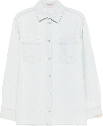 Golden Goose Reise Ms &Uuml;berhemd Pedro Pastel Full Sky Wash