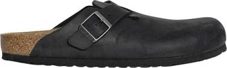 Birkenstock Zoccoli Boston in pelle oliata - - Shoes - Uomo - Nero - 42 EU
