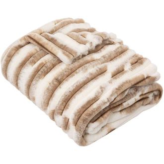 Atmosphera Tela Escocesa Bicolor Texturizada 130x180 - Atmosphera Cr&eacute;ateur DInt&eacute;rieur