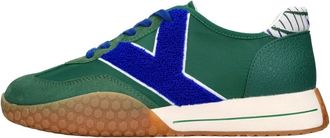 Keh-noo Suede en Stoffen Sneakers - Heren - Sneakers - Groen - 43 EU - Su&egrave;de - Schoenen