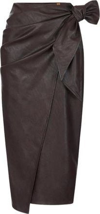 Elisabetta Franchi Mujer, Faldas, Marr&oacute;n, Talla: M