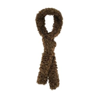 Simone Rocha Sciarpa sottile in ecopelliccia - - Accessories - Donna - Marrone - ONE SIZE