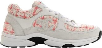 Chanel CC Tweed Trainers Size 38