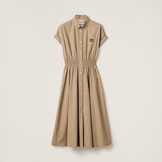 Miu Miu Poplin shirt-dress
