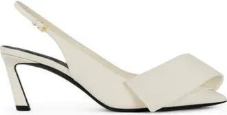 Givenchy Twisted Ribbon Slingback Pump in Ivory at Nordstrom, Size 38.5