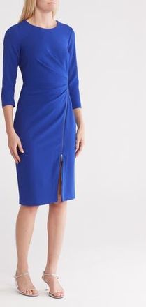 Calvin Klein Zip Sheath Dress in Ultramarin at Nordstrom Rack, Size 14