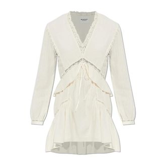Isabel Marant Dames, Jurken, Beige, Maat: 2XS Katoen