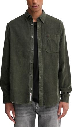 Tommy Hilfiger Klassiek Langsleeve Katoenen Shirt van Biologisch Katoen