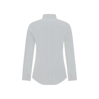 Dolce & Gabbana Mens White Elastane Dress Shirt
