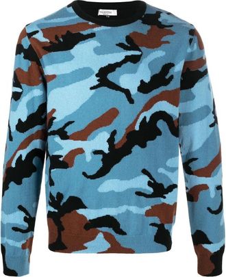 Valentino Round-neck Truien - Heren - Ronde hals truien - Veelkleurig - S - Truien & Vesten