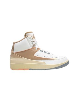 Nike Womens Nike Air Jordan 2 Retro White Trainers - Size: 3.5