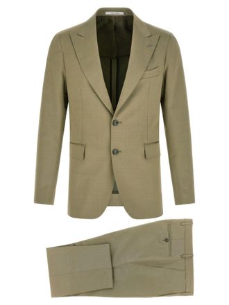 Tagliatore Virgin Wool Two-Piece Mens Suit