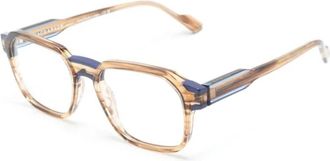 Face &agrave; Face Havane 2 1800 Optical Frame - Heren - Brillen - Bruin - 52 MM - Accessoires