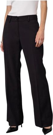 Co'Couture Pantalones Anchos - Trousers - Mujer - Negro - XL