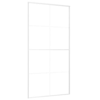 Berkfield Home Sliding Door ESG Glass & Aluminium 102.5x205 cm White