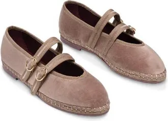 Flabelus Claire Linfa Mary Jane Flat in Brown at Nordstrom, Size 37