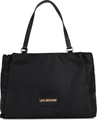 Love Moschino Borsa tote con logo - - Bags - Donna - Nero - ONE SIZE