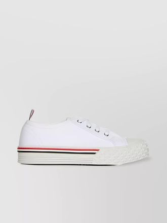 Thom Browne leather low-top sneakers